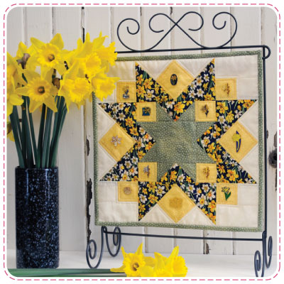 Quilt pattern Iris N Daffodils - New &amp; vintage sewing patterns