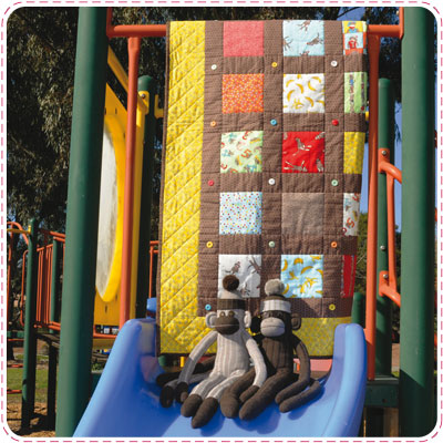 Funkey Monkey Quilt Pic