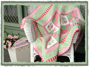 Pink and Green Quilt