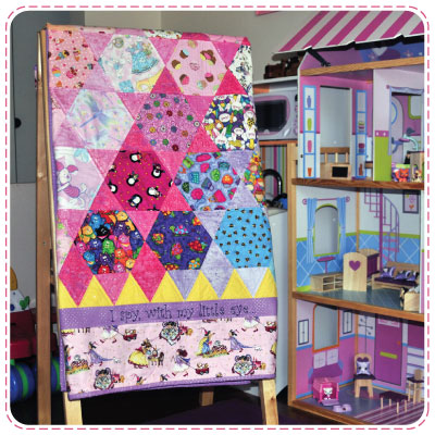 Scarlett's I Spy Quilt Header