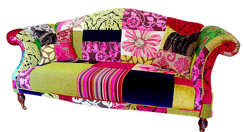 Patchwork Covered Couch