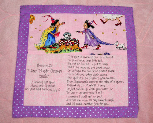 BOOK: One of a Kind Quilt Labels: Unique Ideas for a Special Finishing Touch