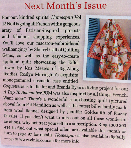 March Homespun Magazine